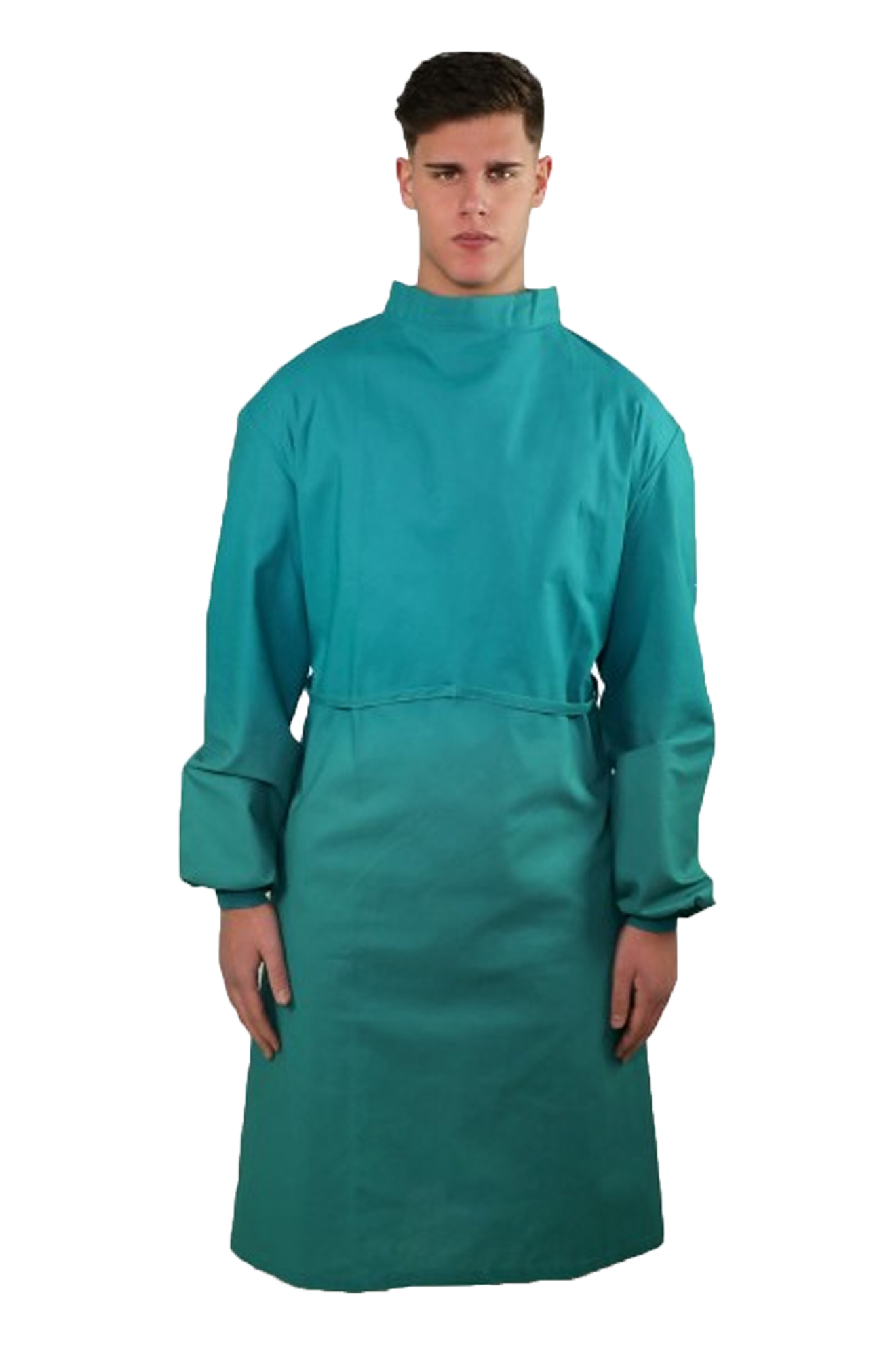 Camice chirurgo medico dottore sanitaria ospedaliera operatoria chirurgia verde - Personalizzabile con il tuo logo